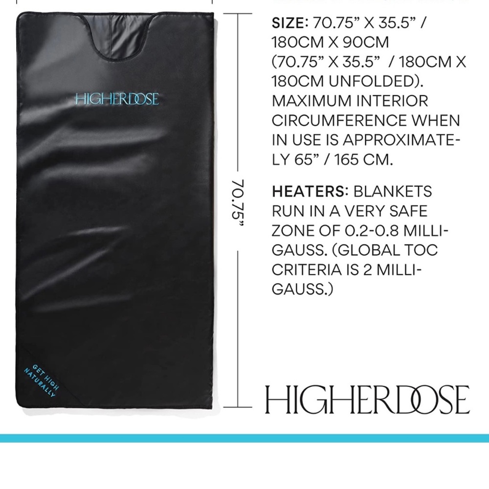 Higher Dose Infrared Sauna blanket
